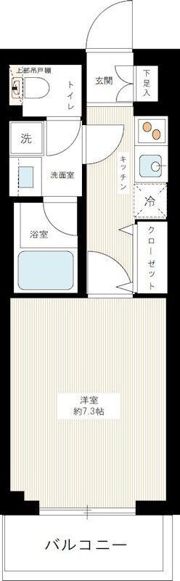 ARCOBALENO OSHIAGE EASTの間取り画像