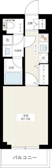 ARCOBALENO OSHIAGE EASTの間取り画像