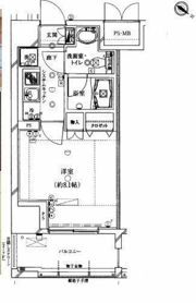ライジングプレイス浅草弐番館の間取り画像