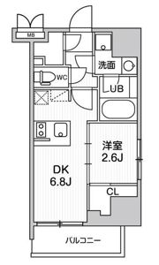 SYFORME大井町Ⅱの間取り画像