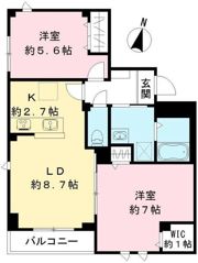 エルキュ―ル東品川（Nearly ZEH）の間取り画像