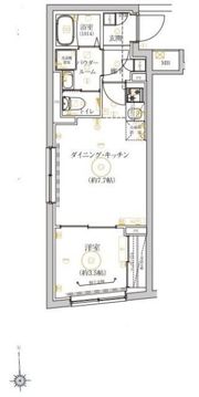 ベルシードステアー品川大崎の間取り画像