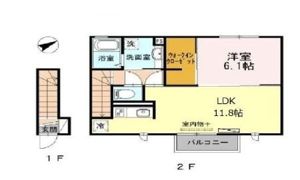 ヨキランタ玉堤の間取り画像