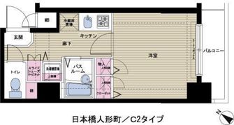 フェニックス日本橋人形町の間取り画像