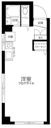 メゾン半谷の間取り画像