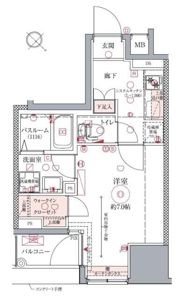 ドムス・スタイル銀座東の間取り画像