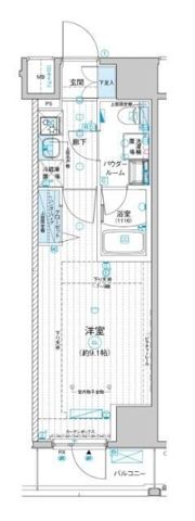 メインステージ入谷Ⅳの間取り画像