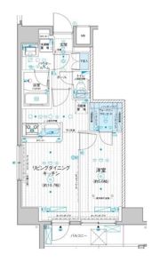 メインステージ入谷Ⅳの間取り画像