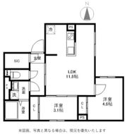 マリオン杉並の間取り画像