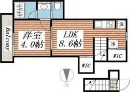 BellaDomani桜新町の間取り画像