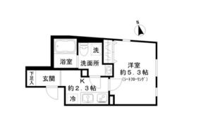 STRIPES東大井の間取り画像