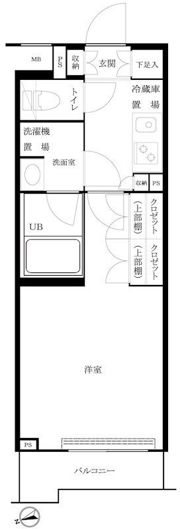 ルーブル大森西の間取り画像
