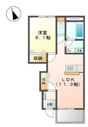 グランドゥールⅡの間取り画像