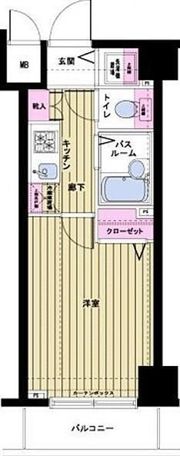 トーシンフェニックス日本橋蛎殻町の間取り画像