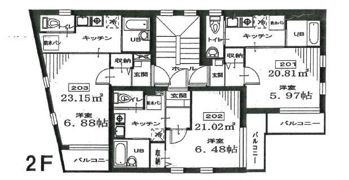 Sコート高輪の間取り画像