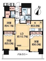 アルファグランデ千桜タワーの間取り画像