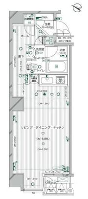 デュオ・スカーラ兜町の間取り画像