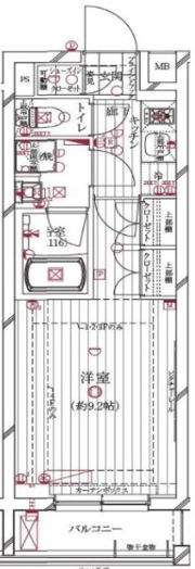 レガリス新高円寺の間取り画像