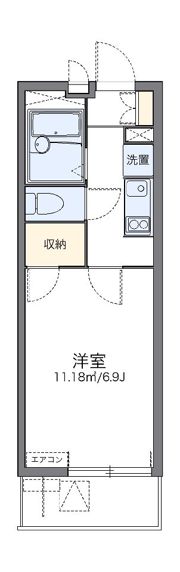 レオパレスアムール大宮Ⅱの間取り画像
