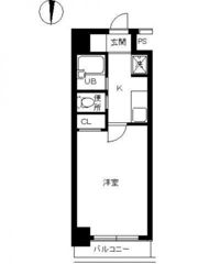 スカイコート銀座東第2の間取り画像