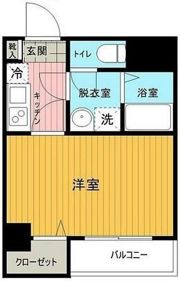 スカイコート銀座東第2の間取り画像