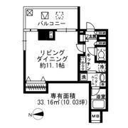 レジディア四谷三丁目の間取り画像