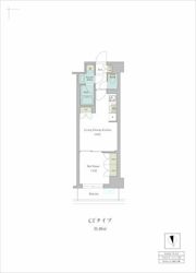 Brillia ist池尻大橋の間取り画像