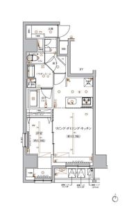 RELUXIA CITY 両国の間取り画像