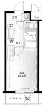 メインステージ目黒南の間取り画像
