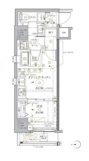 クレイシア秋葉原ラグゼスウィートの間取り画像