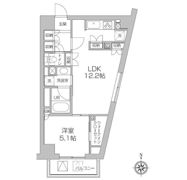 レジディア高円寺の間取り画像