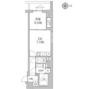 レジディア高円寺の間取り画像