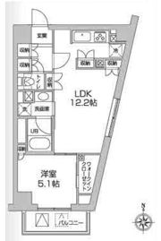 レジディア高円寺の間取り画像