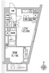 レジディア高円寺の間取り画像