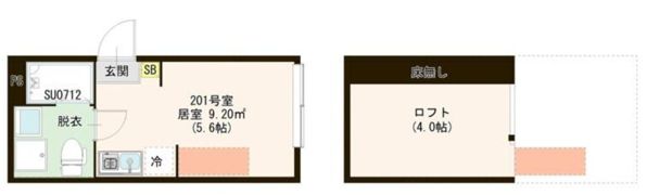 ハーモニーテラス若宮Ⅵの間取り画像