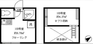 フェリスメリーの間取り画像