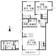 ABⅢの間取り画像