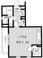 武蔵野テラス南棟の間取り画像
