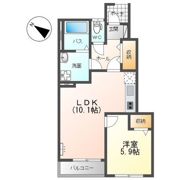 サニーハイツⅢの間取り画像