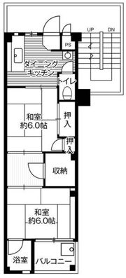 ビレッジハウス上尾5号棟の間取り画像