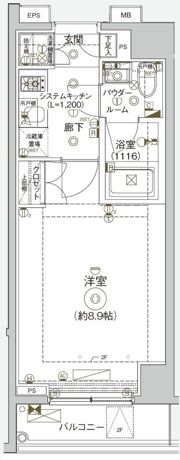 クレヴィスタ練馬平和台の間取り画像