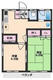 第一みつる荘の間取り画像