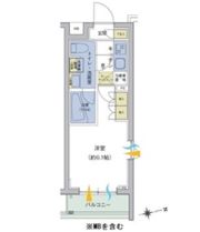 アジールコート品川中延の間取り画像