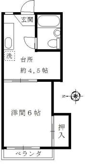 カサブランカの間取り画像