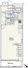 カスタリア八丁堀の間取り画像
