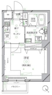 クレイシア世田谷野沢の間取り画像