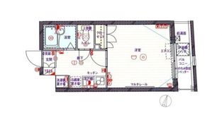 クレイシア北新宿の間取り画像