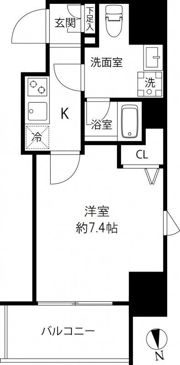 プレール・ドゥーク浅草橋の間取り画像