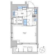 ブラウ戸越銀座スカイの間取り画像