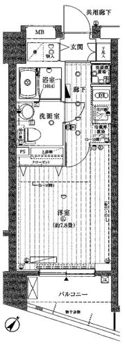プレール・ドゥーク駒沢大学駅前の間取り画像